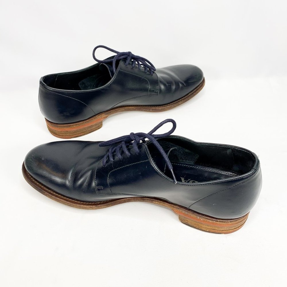 PRADA Men's Smooth Leather Plain Oxford Shoes - Picture 7 of 11